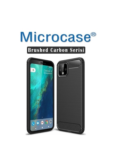 Microcase Google Pixel 4 Xl Brushed Carbon Kilif - Siyah 398356832