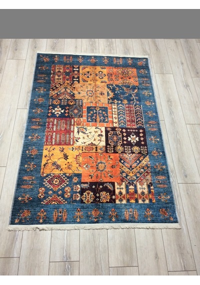 Tuğra Etnik Desenli Alt Kısmı Dokuma Kilim 160x230