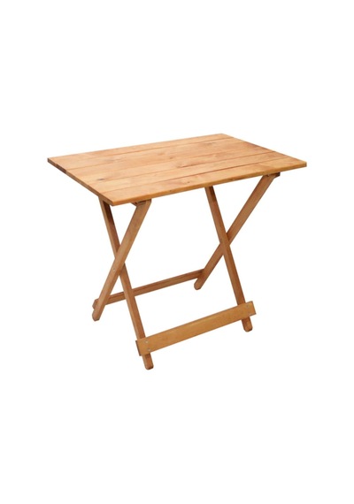 Dekoratif Ahşap Katlanır Masa Piknik Balkon Masası 70cm X 60cm Çok Renkli