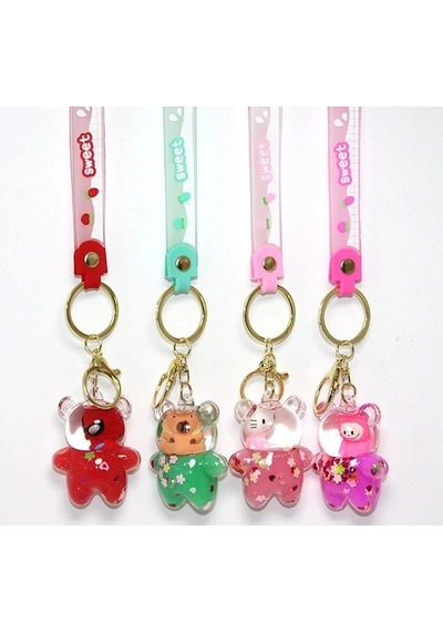 Özel Üretim Figürlü Sevimli Sulu Silikon Anahtarlık Spiderman, Labubu,kapibara, Hello Kitty Alk5283