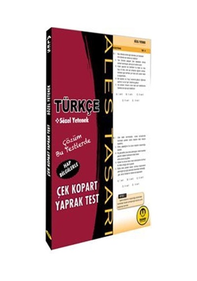 Ales Türkçe Çek Kopart Yaprak Test / Kolektif