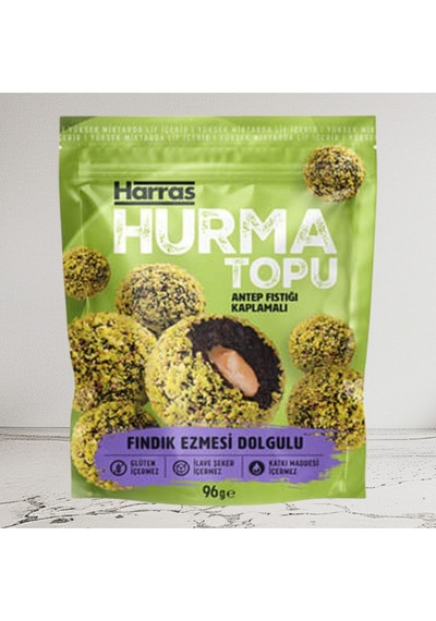 Antep Fıstık Kaplı Hurma Topu 96g