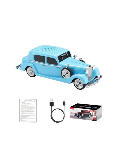 Retro Klasik Araba Bluetooth Hoparlör Kablosuz Hd Ses Fm Radyo Yg-239