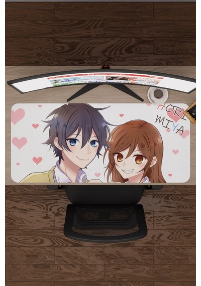 Horimiya Anime V2 - 90x40 Xxl Gaming Kauçuk Kaymaz Taban Mouse Pad Fare Altlığı