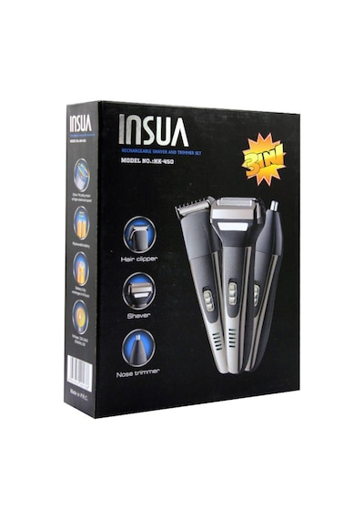 Insua HK-450 3 in 1 Erkek Bakım Seti
