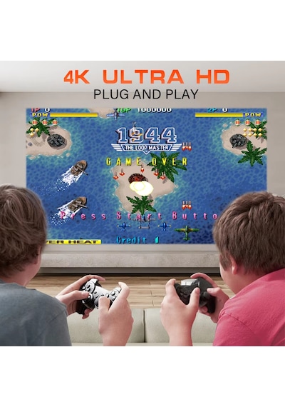 Utopiaco 4K Oyunlu Android 1080P Taşınabilir Projeksiyon Beyaz