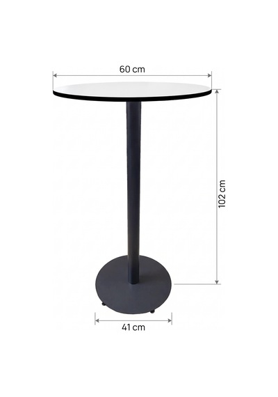 Matte Prime Beyaz Yuvarlak Kompakt Laminant 102cm Bistro Metal Masa - Cafe, Otel, Restoran Masası Matte Prime Beyaz Yuvarlak Kompakt Laminant 102cm Bistro Metal Masa - Cafe, Otel, Restoran Masası