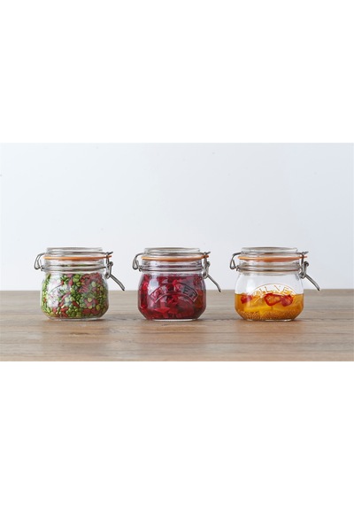 Kilner Klipsli Yuvarlak 500 Ml Kavanoz
