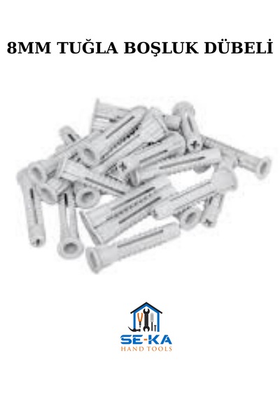 8mm Tuğla Boşluk Dübeli 200 Adet