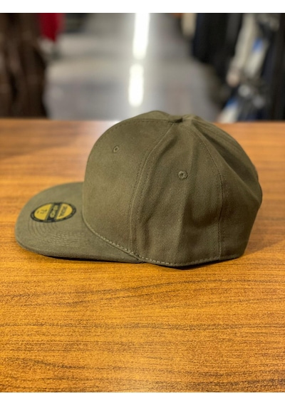 Hamze Hip Hop Snapback Rapper Basic Gabardin Cap Şapka Haki