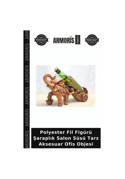 Polyester Fil Figürü Şaraplık Salon Süsü Tarz Aksesuar Ofis Objesi