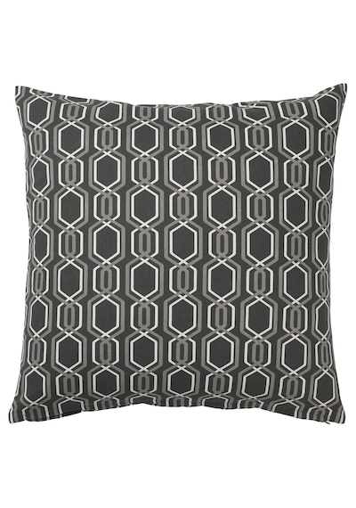 Ikea Jättepoppel Koyu Gri-beyaz 50x50 Cm Kırlent Kılıfı