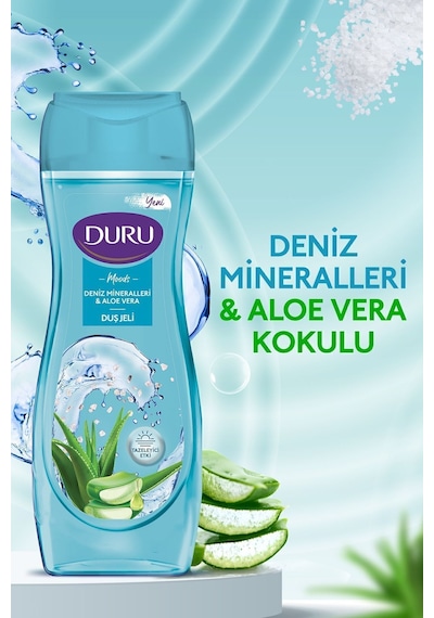 Moods Deniz Mineralleri & Aloe Vera Duş Jeli 4x450ML Diğer