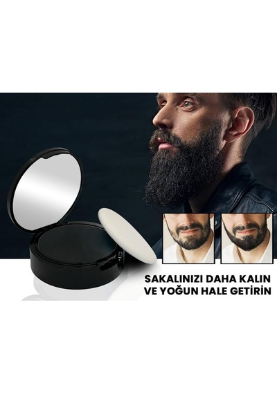 Topaxx Saç Sakal Dolgunlaştırıcı Su Da Çıkmayan Topik Pudra 14 Gr Siyah/black
