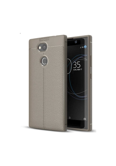 Sony Xperia Xa2 Ultra Kılıf Deri Tarzı Niss Silikon Case