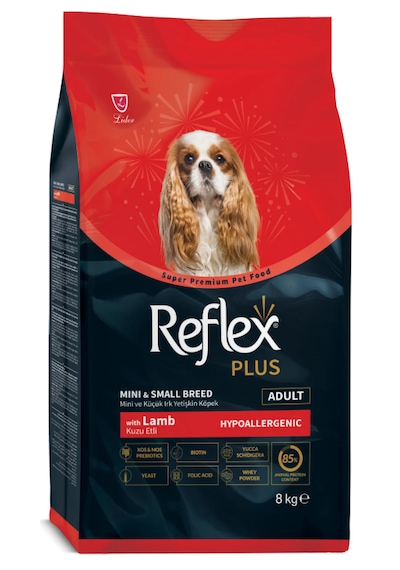 Reflex Plus Hipoalerjenik Mini Ve Küçük Irklar İçin Kuzu Etli Yetişkin Köpek Maması 8 Kg
