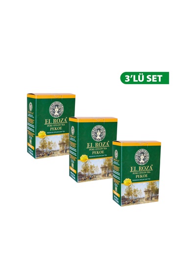 ElRoza Premıum Pekoe Ceylon Tea 3 x 400 G