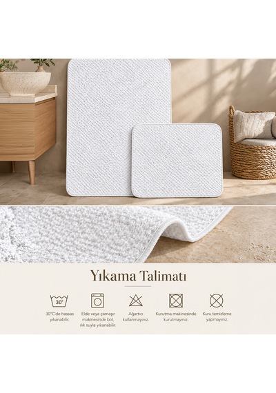 2'li Banyo Klozet Takımı Beyaz