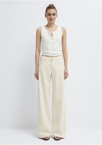 Mavi - Siena Iconic Krem Jean Pantolon 1010763-a3903 Ekru