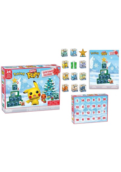 Funko Pop Bitty Pokemon Bitty 24-day Countdown Advent Calendar 24 Bitty Collection Takvimi