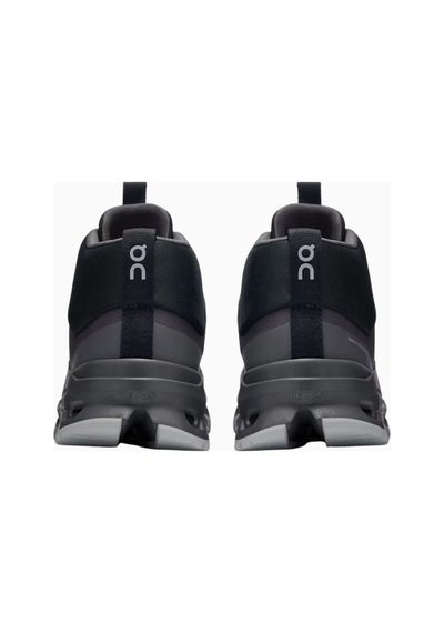 On Cloudhero Mid Waterproof Çocuk Bot 8-15 Yaş Su Geçirmez Outdoor Ayakkabı Siyah