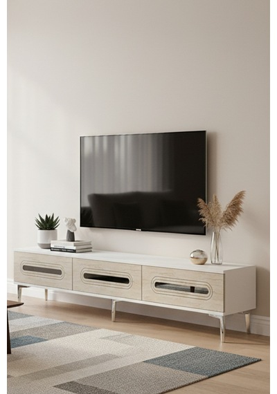 Tsa1806bts Rany Tv Sehpası Beyaz-traverten-sılver 180cm Beyaz - Traverten - Gümüş Tsa1806bts Rany Tv Sehpası Beyaz-traverten-sılver 180cm Beyaz - Traverten - Gümüş