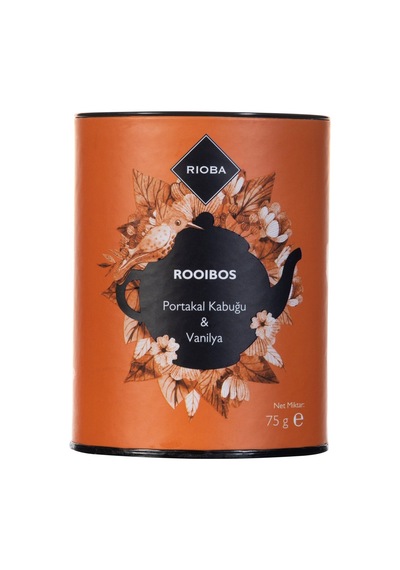Rıoba Rooibos Çay 75 G Portakal Kabuğu & Vanilya Karışımı 4'li Avantaj Paketi - 4 Adet Tarı