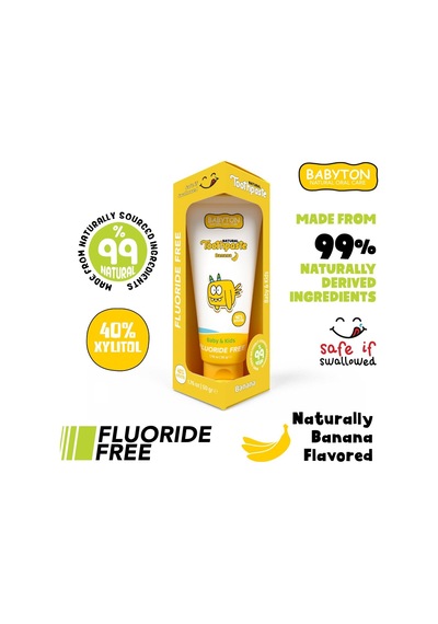 Tr Doğal Muz Diş Macunu Florürsüz 50 Gr
