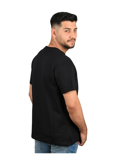 Manta 2610 Erkek Penye T-shirt-26884-siyah Siyah