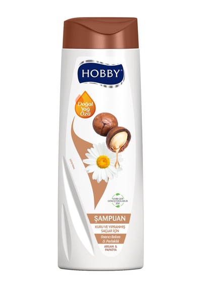 Hobby Argan Yağı & Papatya Çiçeği Özlü Şampuan 500 Ml 4 Adet