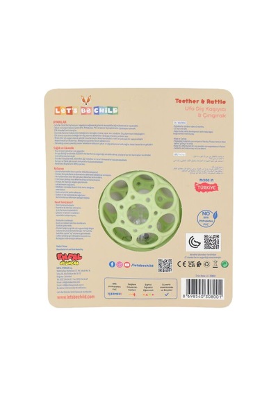 30800-lc Ufo Diş Kaşıyıcı-çıngırak Çok Renkli