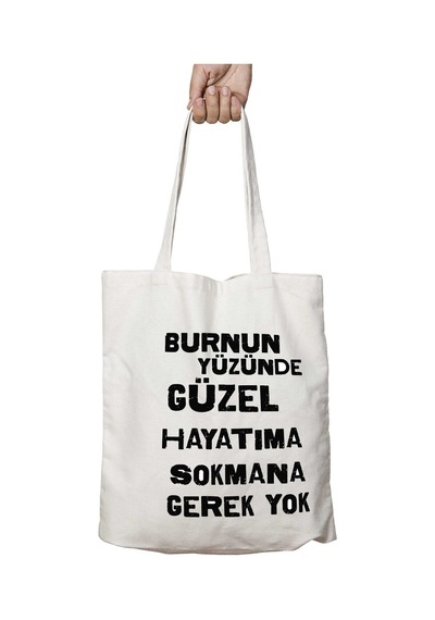 Art Hediye Burnun Yüzünde Güzel İki Taraf Kalıcı Yıkanabilir Okul Plaj Omuz Bez Çanta Çok Renkli
