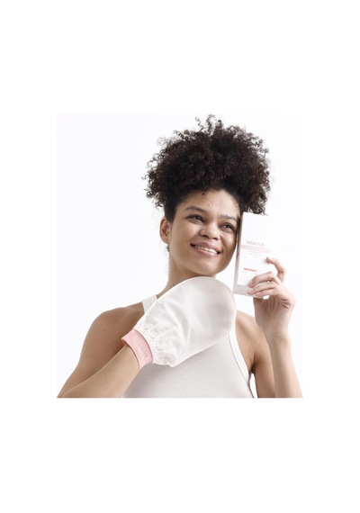 Lexroo Ekru Banyo Duş Kesesi Peeling Eldiveni %100 Floş İpek Unisex