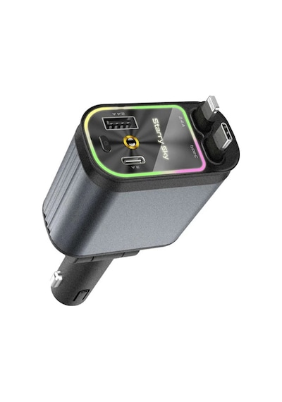 4 Ü 1 Arada Çift Usb Bağlantı Çakmaklık, Type-c Hızlı Şarjlı Tdrtr