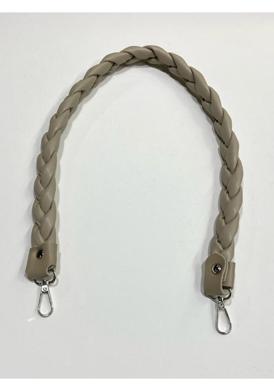 Karantuhafiye Çanta Sapı / Saç Örgü Tekli Çanta Sapı /70 Cm Kapiçino Kapiçino Çok Renkli