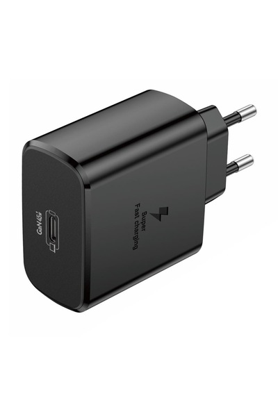 Foneng EU62 GaN 45W PD Type-c Girişli Hızlı Şarj Adaptörü Siyah