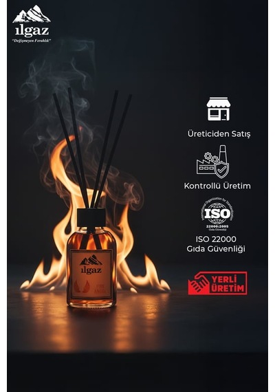 Ilgaz Ateş Meleği Bambu Çubuklu Oda Kokusu 110 Ml Red Diffuser Fire Angel Ortam Kokusu 12'li Pake Diğer