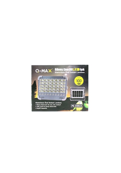 Lunaev Ip66 Güneş Enerjili Led Işık Solar Projektör - Powerbank Çakarlı Kamp - Dış Mekan Ps - D002a