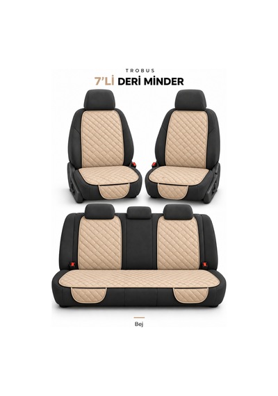Trobus Honda City 2014-2020 Kapitone Minder 7'li Bej