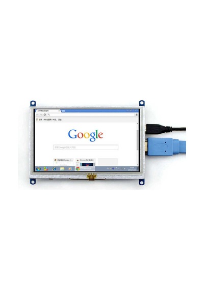 Waveshare 5 Inch Hdmı Rezistif Dokunmatik Lcd Ekran - 800x480