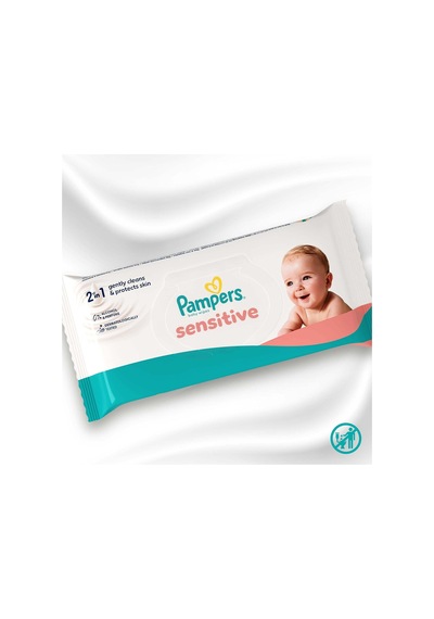 Sensitive Bebek Islak Havlu 12 Paket 960 Yaprak 1000'li Set
