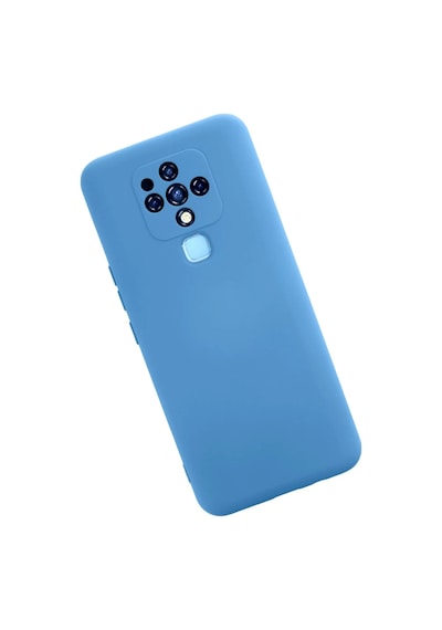 Tecno Camon 16 Uyumlu Kılıf Nano İçi Kadife Silikon - Mavi