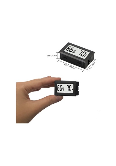 6'li Paket Mini Küçük Dijital Higrometre Termometre İç Mekan Sıcaklık Ve Nem Ölçer Sıcaklık Sensörü Monitö