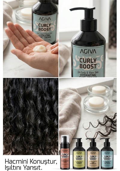 Curly Boost Durulanmayan Nemlendirici Bukle Kremi - 250ml