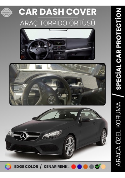 Mercedes E Class Coupe C207 2009-2017 Torpido Örtüsü Premium Torpido Koruma Özel Kesim Uv Koruma - 859 Stiloto