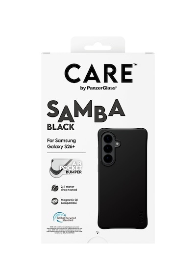 Care By Panzerglass Samba Qi Samsung Uyumlu Galaxy S26 Plus Siyah Kılıf