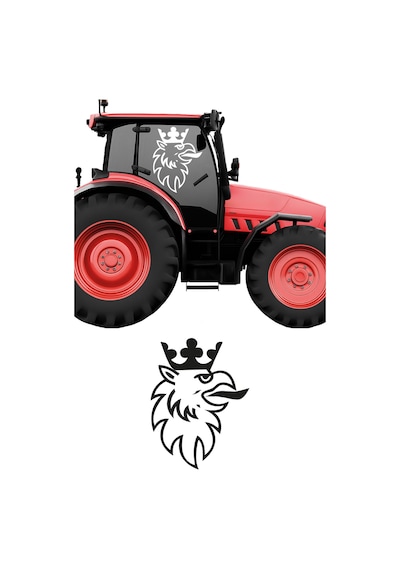 Scania Kartal Traktör Sticker, Kamyon, Tır, Oto Sticker 37x28-sağ Sol Takım