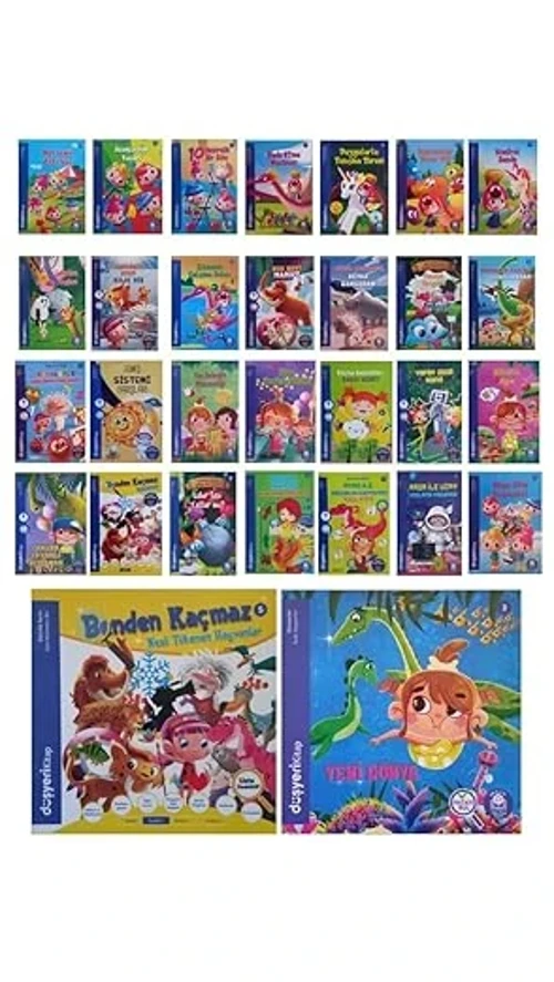 Anasınıfı Ve 1.sınıflar İçin Hikaye,etkinlik Ve Kodlama Kitapları 30 Kitap