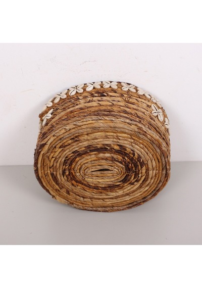 Shell Doğal Abaka 32x26x17 Cm Oval Sepet Naturel