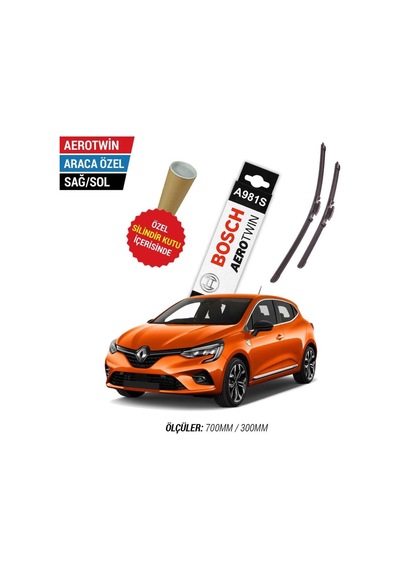 Renault Clio 5 Silecek 2020-2023 Bosch Aerotwin A981s